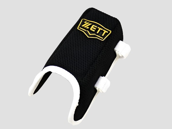 ZETT PRO ADJUSTABLE BASEBALL LEG GUARD - BLACK