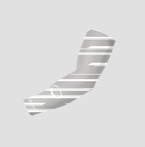 EVOSHIELD SPEED STRIPE COMPRESSION ARM SLEEVE GREY