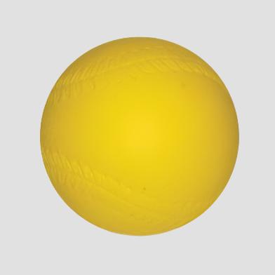 9" YELLOW SOFT FOAM BALL - EACH
