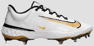 NIKE ALPHA HUARACHE ELITE 4 GOLD / WHITE / BLACK