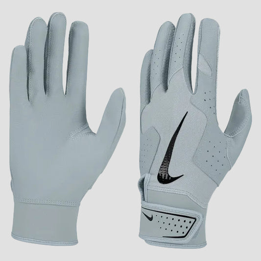 NIKE ALPHA ELITE BATTING GLOVES - GREY