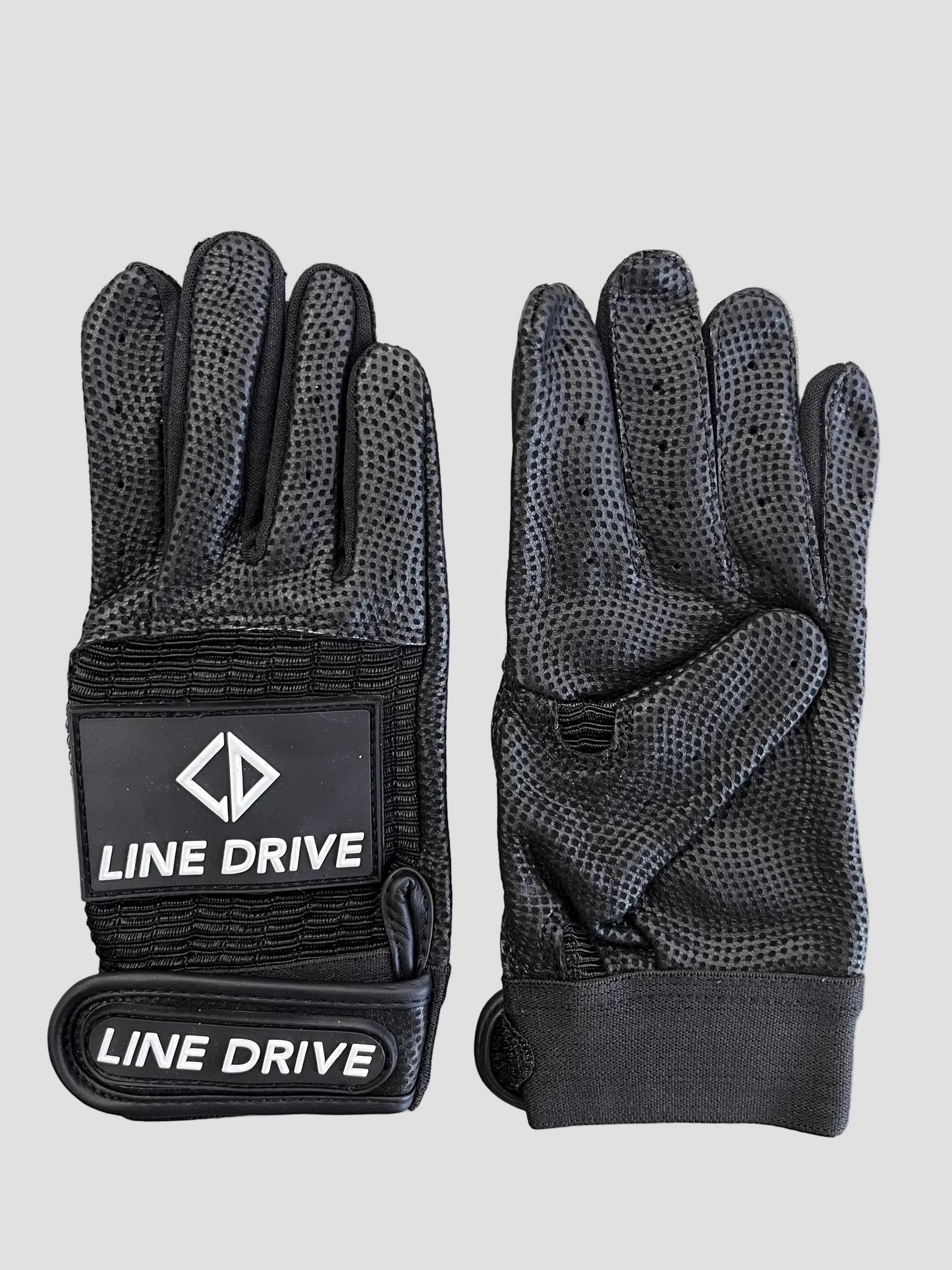 LINE DRIVE YOUTH BATTING GLOVES - YOUTH - BLACK