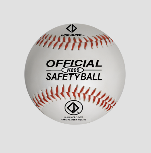 LINE DRIVE K800 OFFICIAL SAFETY BALL FOR LITTLE LEAGUE - EACH