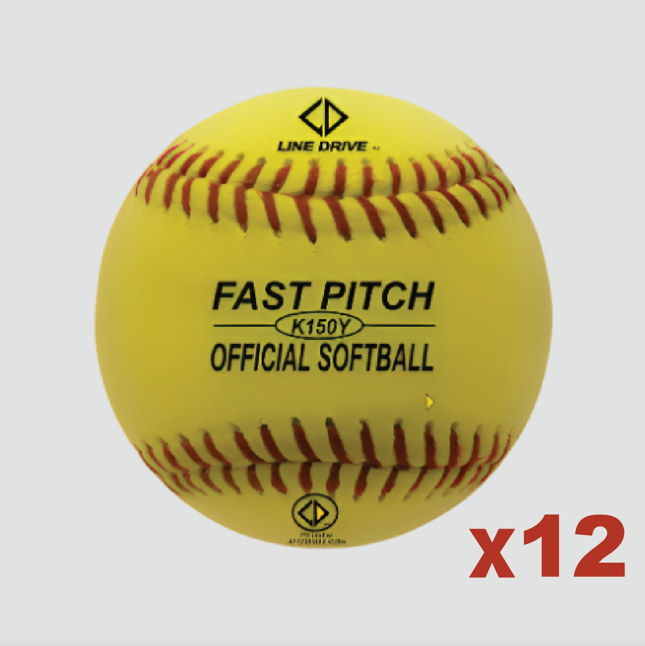 LINE DRIVE K150Y OFFICIAL SENIOR MATCH SOFTBALL - DOZEN