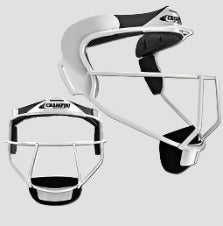 CHAMPRO SPORTS THE GRILL SOFTBALL FIELDER'S FACE MASK SILVER